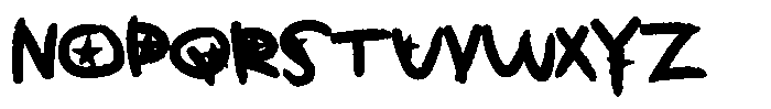 Kids Color USA Font UPPERCASE