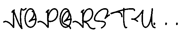 Kids Journey Regular Font UPPERCASE