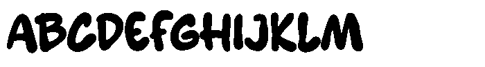 Kids School Bold Font UPPERCASE