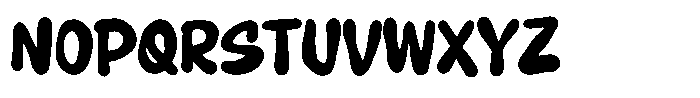 Kids School Bold Font UPPERCASE