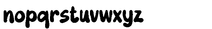 Kids School Bold Font LOWERCASE