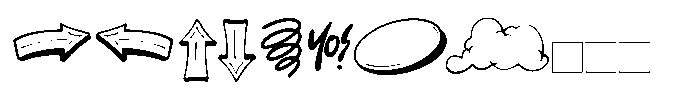 Kids School Icon Font OTHER CHARS