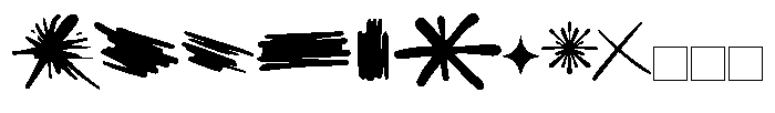 Kids School Icon Font UPPERCASE