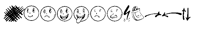 Kids School Icon Font LOWERCASE