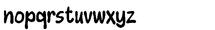 Kids School Regular Font LOWERCASE