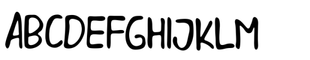 Kids Scratch Regular Font UPPERCASE