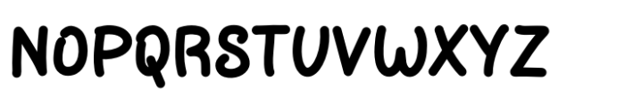 Kids Show Font UPPERCASE