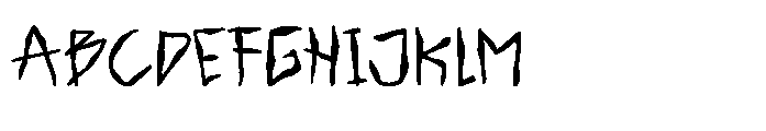 Kids Sketch Font UPPERCASE