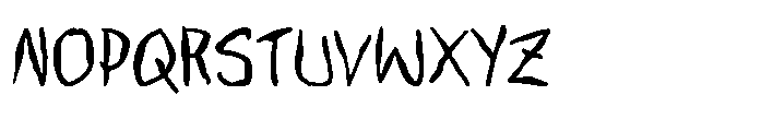Kids Sketch Font UPPERCASE