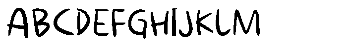 Kids Spidol Font UPPERCASE