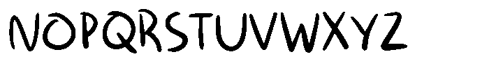 Kids Spidol Font UPPERCASE