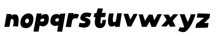 Kids Yock Italic Font LOWERCASE