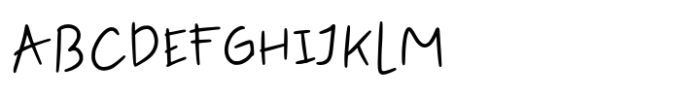 Kids handmade Handwriting 2 Font UPPERCASE