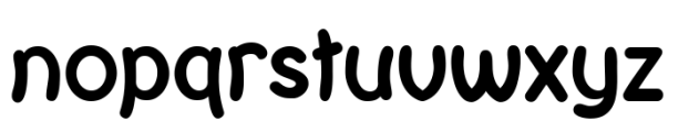 Kidyba Font LOWERCASE