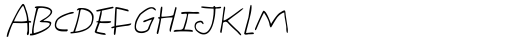 Kidyzen Thin Italic Font UPPERCASE