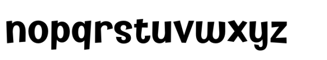 Kidzhood Bold Font LOWERCASE