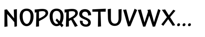 Kidzhood Medium Font UPPERCASE