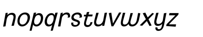 Kidzhood Oblique Variable Font LOWERCASE