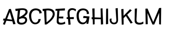 Kidzhood Regular Font UPPERCASE