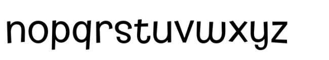 Kidzhood Regular Font LOWERCASE
