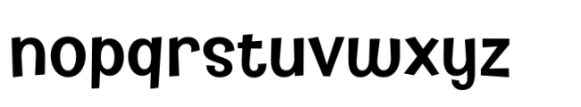 Kidzhood Semi Bold Font LOWERCASE