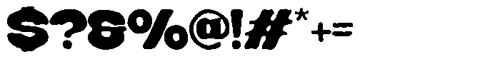 Kietan Inkbleed Font OTHER CHARS