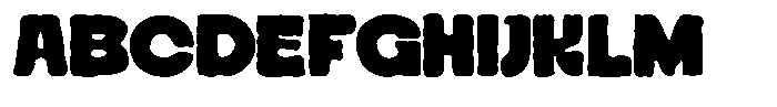 Kietan Inkbleed Font UPPERCASE