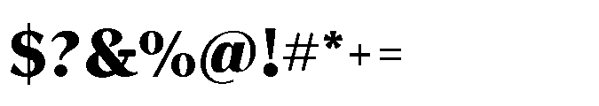 Kifah Black Font OTHER CHARS
