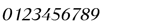 Kifah Italic Font OTHER CHARS
