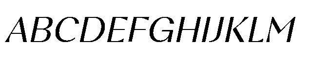 Kifah Italic Font UPPERCASE