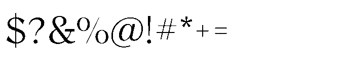 Kifah Light Font OTHER CHARS