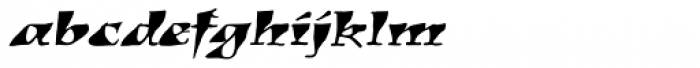 Kigali Sx Italic Font LOWERCASE