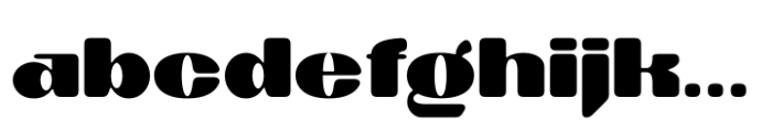 Kigo Round Font LOWERCASE