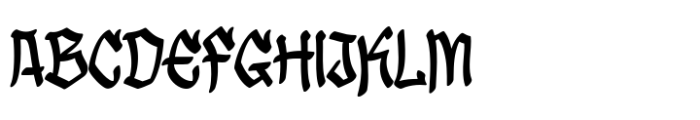 Kijutos Font UPPERCASE