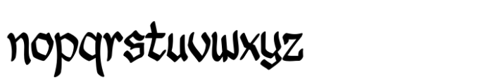 Kijutos Font LOWERCASE