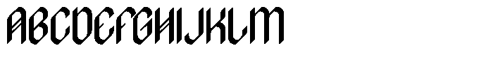 Kiladisk Font UPPERCASE