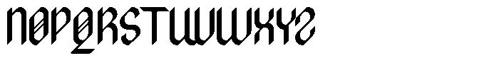 Kiladisk Font UPPERCASE