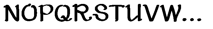 Kilaras Font UPPERCASE