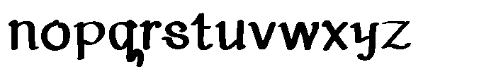 Kilaras Font LOWERCASE