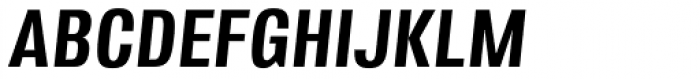 Kilburn Bold Italic Font UPPERCASE