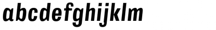 Kilburn Bold Italic Font LOWERCASE
