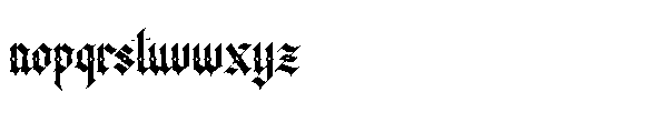Kileydot Hollow Regular Font LOWERCASE