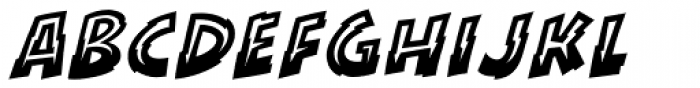 KillSwitch Inline Italic Font LOWERCASE