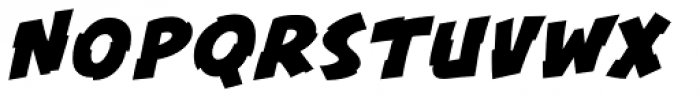 KillSwitch Italic Font LOWERCASE