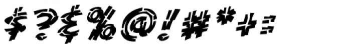 KillZone Inline Italic Font OTHER CHARS