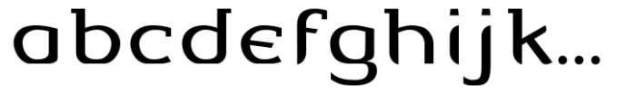Killegar Regular Font LOWERCASE