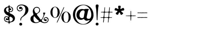 Killen Seven Six Font OTHER CHARS