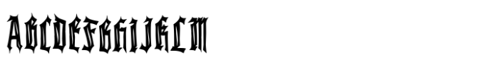 Killer Knight Regular Font UPPERCASE