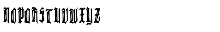 Killer Knight Regular Font UPPERCASE