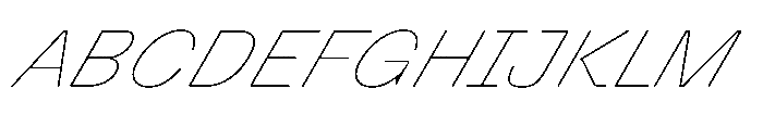 Killou Air Italic Font UPPERCASE